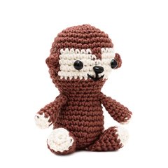 Mini macaco em amigurumi - Art Familiar Artesanato