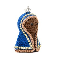 Mini Nossa Senhora Aparecida em amigurumi na internet