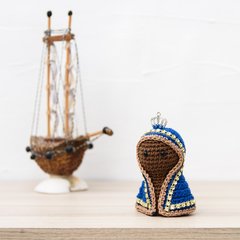 Mini Nossa Senhora Aparecida em amigurumi - loja online