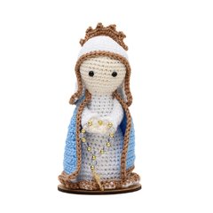 Nossa Senhora das Graças em amigurumi