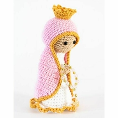 Nossa Senhora em Amigurumi Rosa na internet