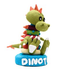 Brinquedo educativo Dinotower em amigurumi na internet