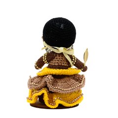 Oxum em amigurumi - Art Familiar Artesanato