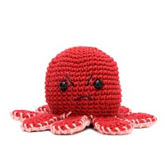 Polvo do humor rosa em amigurumi - comprar online