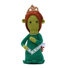 Princesa Fiona em amigurumi