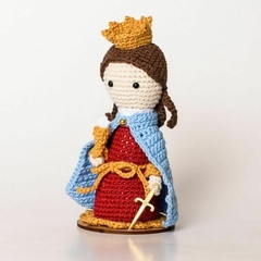 Santa Bárbara em Amigurumi - Art Familiar Artesanato