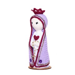 Nossa Senhora Lilás em amigurumi - comprar online