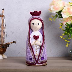 Nossa Senhora Lilás em amigurumi - loja online