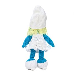 Smurfette em amigurumi - Art Familiar Artesanato