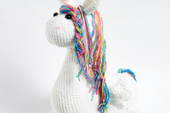 Unicórnio em Amigurumi na internet