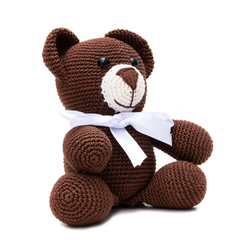 Urso marrom em amigurumi - comprar online