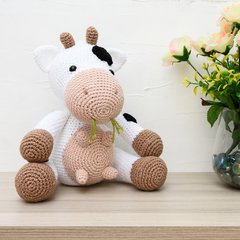 Vaca mimosa em amigurumi - loja online