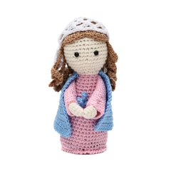 Virgem Maria em amigurumi