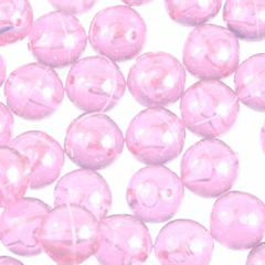 29-Bolinha de acrílico 10mm 510 unidades - rosa bb transparente (69)