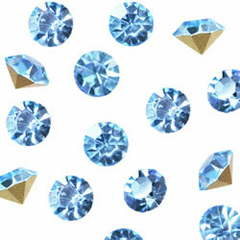 53-003-10-Strass Aquamarine Nº 10 - 50 unidades