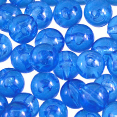 37-Bolinha de acrílico 12mm 310 unidades - azul escuro transparente (49)