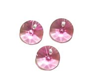 67-005- Rivoli Swarovski 6mm 6 unidades - Rose