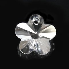 ASW-301-Flor Swarovski 18mm bandeja 24 pç - Crystal