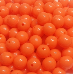 47-Bolinha de acrílico 6mm 2600 unidades laranja fluor (110)