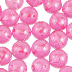 30-Bolinha de acrílico 14mm 160 unidades - rosa médio transparente (64)