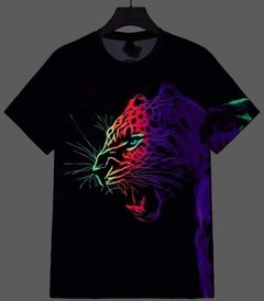 T-shirt Onça Neon - comprar online