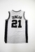 Camiseta San Antonio Spurs White - #21 Duncan en internet