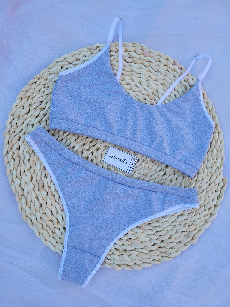 Corpi o bralette forrado confeccionado en algodon. Talles grandes