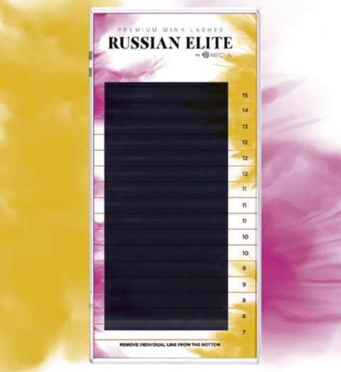 Russian Elite curva C Extensiones de pestañas