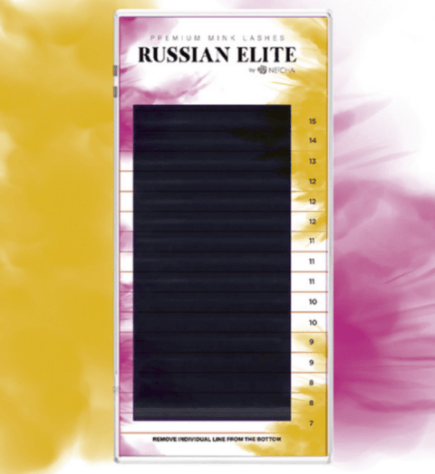 Russian Elite extensiones de pestañas MIX CC