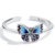 Anillo Ajustable Mariposa Esmaltada