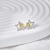 Aros Estrellas Circón 9.5 MM - tienda online