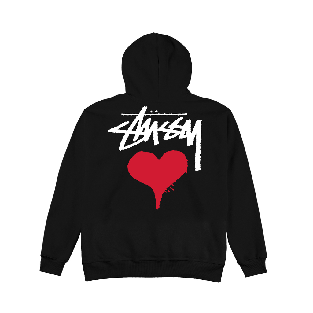 MOLETOM CANGURU STUSSY STOCK HEART World Clothings