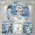 Kit Painel + Trio de Cilindros Sublimados Astronauta KIT973