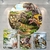 Kit Painel + Trio de Cilindros Sublimados Dinossauro KIT477