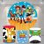 Kit Painel + Trio de Cilindros Sublimados Toy Story KIT165