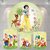 Kit Painel + Trio de Cilindros Sublimados Branca de Neve KIT025