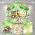 Kit Painel + Trio de Cilindros Sublimados Bosque KIT035