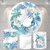 Kit Painel + Trio de Cilindros Sublimados Floral KIT059