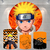 Kit Painel + Trio de Cilindros NARUTO (PRONTA ENTREGA)