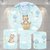 Kit Painel + Trio de Cilindros Sublimados Urso Baloeiro KIT013