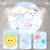 Kit Painel + Trio de Cilindros Sublimados Chuva de Amor KIT138