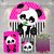 Kit Painel + Trio de Cilindros Sublimados Panda Rosa KIT213