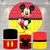 Kit Painel + Trio de Cilindros Sublimados Mickey KIT219