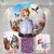 Kit Painel + Trio de Cilindros Sublimados Princesa Sofia KIT263