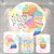 Kit Painel + Trio de Cilindros Sublimados Pop It Candy Color KIT277