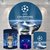 Kit Painel + Trio de Cilindros Sublimados Champions League KIT370