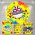 Kit Painel + Trio de Cilindros Sublimados Carnaval KIT492