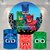 Kit Painel + Trio de Cilindros Sublimados PJ Masks KIT148