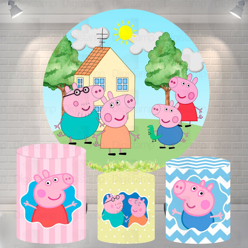 Painéis de Festa em 2023  Festa infantil peppa pig, Peppa pig, Festa  infantil peppa