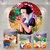 Kit Painel + Trio de Cilindros Sublimados Branca de Neve KIT115